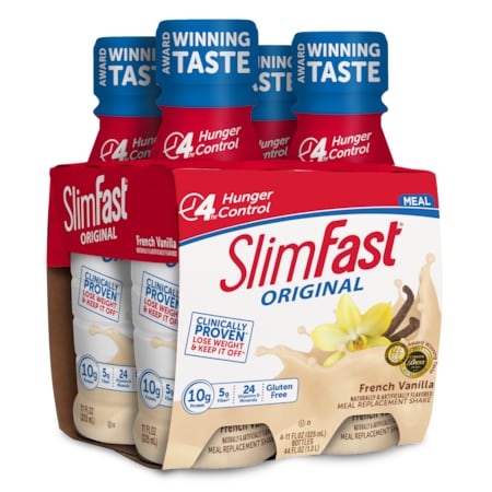 SLIMFAST Slimfast Ready To Drink Creamy Vanilla Shake 11 oz. Bottle, PK12 74002